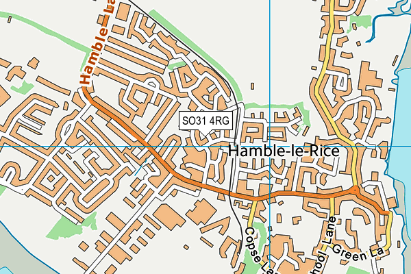 SO31 4RG map - OS VectorMap District (Ordnance Survey) SO31 4RG map - OS VectorMap District (Ordnance Survey)