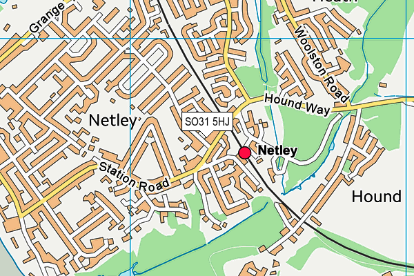 SO31 5HJ map - OS VectorMap District (Ordnance Survey) SO31 5HJ map - OS VectorMap District (Ordnance Survey)