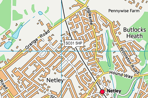 SO31 5HP map - OS VectorMap District (Ordnance Survey) SO31 5HP map - OS VectorMap District (Ordnance Survey)