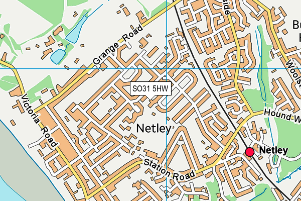 SO31 5HW map - OS VectorMap District (Ordnance Survey) SO31 5HW map - OS VectorMap District (Ordnance Survey)