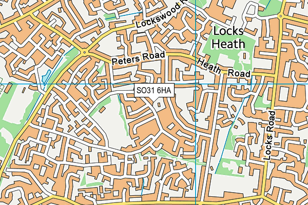 SO31 6HA map - OS VectorMap District (Ordnance Survey) SO31 6HA map - OS VectorMap District (Ordnance Survey)
