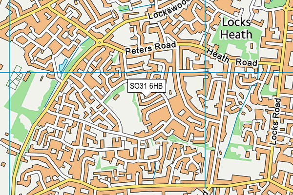 SO31 6HB map - OS VectorMap District (Ordnance Survey) SO31 6HB map - OS VectorMap District (Ordnance Survey)