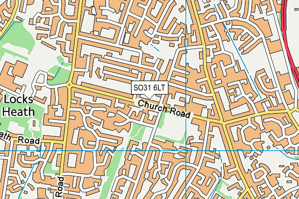 SO31 6LT map - OS VectorMap District (Ordnance Survey) SO31 6LT map - OS VectorMap District (Ordnance Survey)