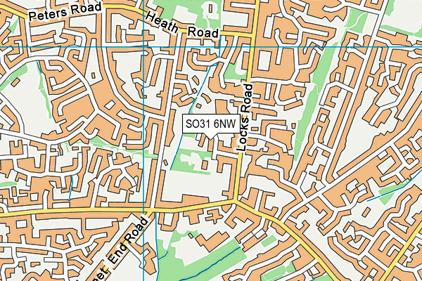 SO31 6NW map - OS VectorMap District (Ordnance Survey) SO31 6NW map - OS VectorMap District (Ordnance Survey)