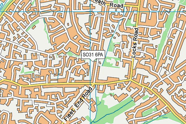 SO31 6PA map - OS VectorMap District (Ordnance Survey) SO31 6PA map - OS VectorMap District (Ordnance Survey)