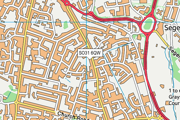 SO31 6QW map - OS VectorMap District (Ordnance Survey) SO31 6QW map - OS VectorMap District (Ordnance Survey)