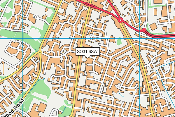SO31 6SW map - OS VectorMap District (Ordnance Survey) SO31 6SW map - OS VectorMap District (Ordnance Survey)