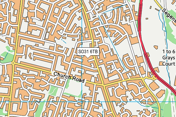 SO31 6TB map - OS VectorMap District (Ordnance Survey) SO31 6TB map - OS VectorMap District (Ordnance Survey)