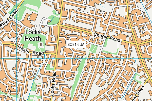SO31 6UA map - OS VectorMap District (Ordnance Survey) SO31 6UA map - OS VectorMap District (Ordnance Survey)