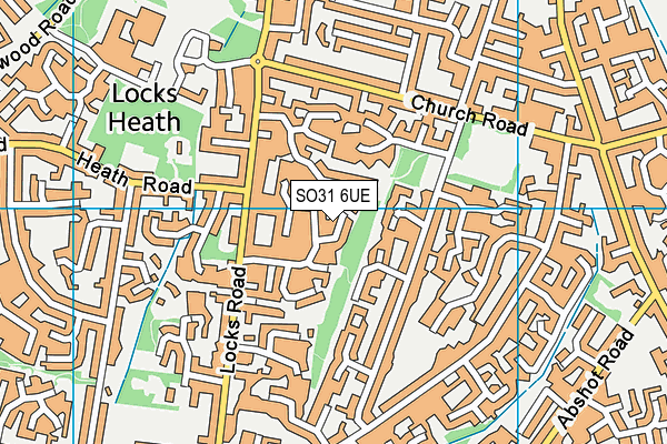 SO31 6UE map - OS VectorMap District (Ordnance Survey) SO31 6UE map - OS VectorMap District (Ordnance Survey)
