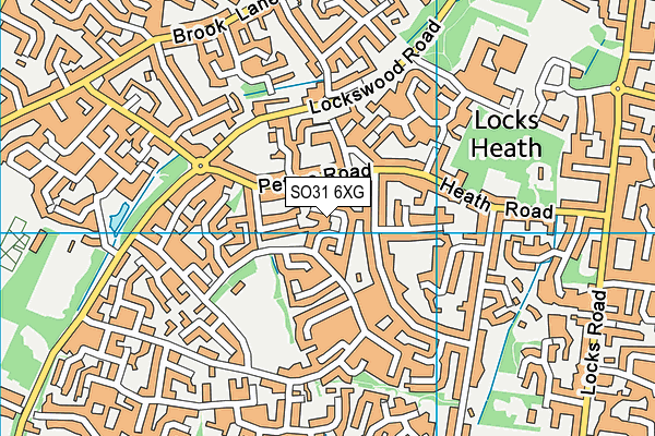 SO31 6XG map - OS VectorMap District (Ordnance Survey) SO31 6XG map - OS VectorMap District (Ordnance Survey)