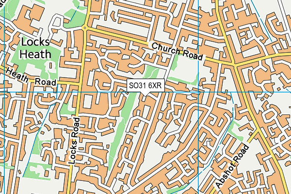 SO31 6XR map - OS VectorMap District (Ordnance Survey) SO31 6XR map - OS VectorMap District (Ordnance Survey)