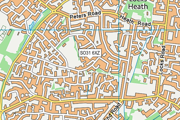 SO31 6XZ map - OS VectorMap District (Ordnance Survey) SO31 6XZ map - OS VectorMap District (Ordnance Survey)