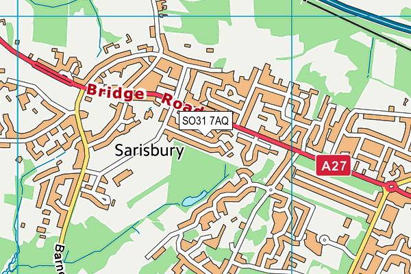 SO31 7AQ map - OS VectorMap District (Ordnance Survey) SO31 7AQ map - OS VectorMap District (Ordnance Survey)