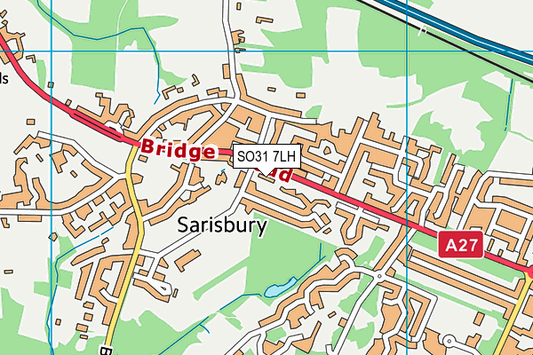 SO31 7LH map - OS VectorMap District (Ordnance Survey) SO31 7LH map - OS VectorMap District (Ordnance Survey)