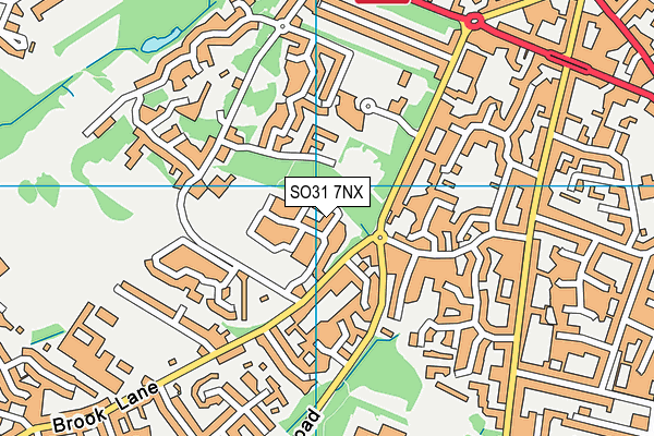 SO31 7NX map - OS VectorMap District (Ordnance Survey) SO31 7NX map - OS VectorMap District (Ordnance Survey)