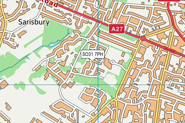 SO31 7PH map - OS VectorMap District (Ordnance Survey) SO31 7PH map - OS VectorMap District (Ordnance Survey)