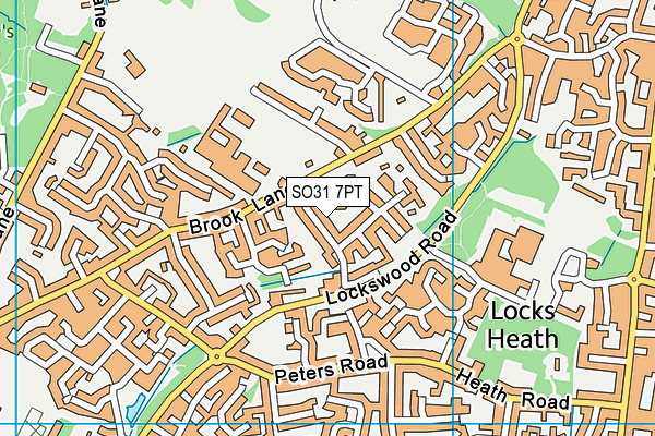 SO31 7PT map - OS VectorMap District (Ordnance Survey) SO31 7PT map - OS VectorMap District (Ordnance Survey)