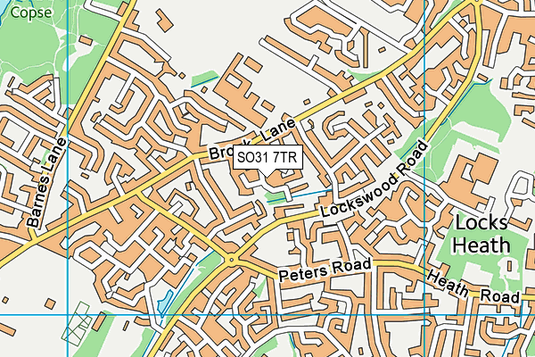 SO31 7TR map - OS VectorMap District (Ordnance Survey) SO31 7TR map - OS VectorMap District (Ordnance Survey)