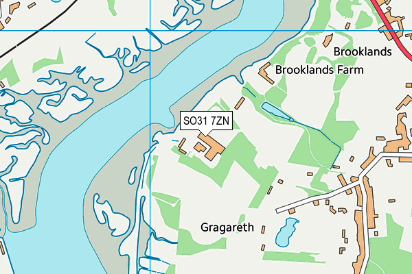 SO31 7ZN map - OS VectorMap District (Ordnance Survey) SO31 7ZN map - OS VectorMap District (Ordnance Survey)