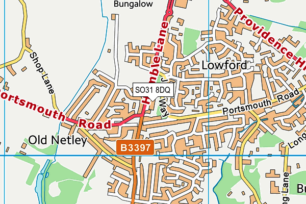 SO31 8DQ map - OS VectorMap District (Ordnance Survey) SO31 8DQ map - OS VectorMap District (Ordnance Survey)
