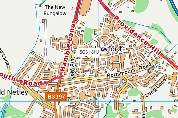 SO31 8HJ map - OS VectorMap District (Ordnance Survey) SO31 8HJ map - OS VectorMap District (Ordnance Survey)