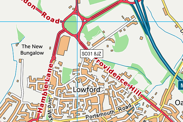 SO31 8JZ map - OS VectorMap District (Ordnance Survey) SO31 8JZ map - OS VectorMap District (Ordnance Survey)