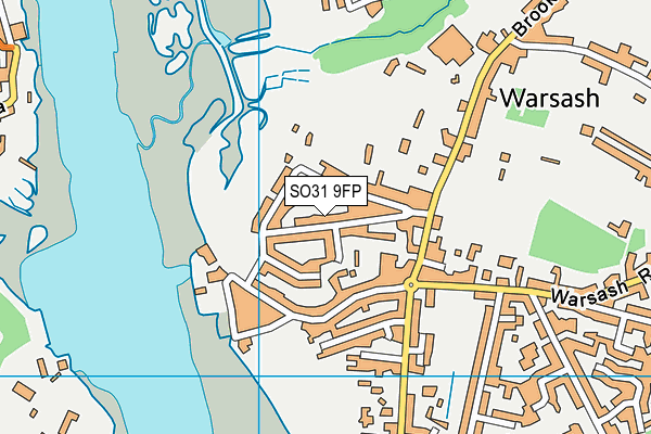 SO31 9FP map - OS VectorMap District (Ordnance Survey) SO31 9FP map - OS VectorMap District (Ordnance Survey)