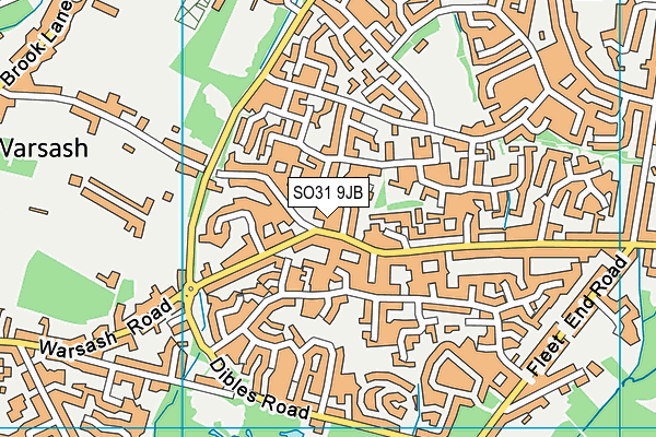 SO31 9JB map - OS VectorMap District (Ordnance Survey) SO31 9JB map - OS VectorMap District (Ordnance Survey)
