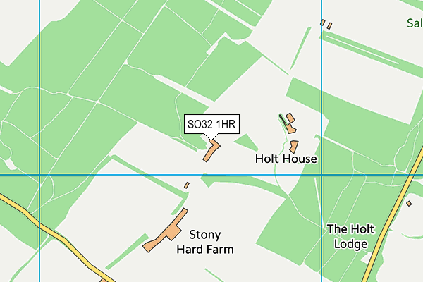 SO32 1HR map - OS VectorMap District (Ordnance Survey) SO32 1HR map - OS VectorMap District (Ordnance Survey)