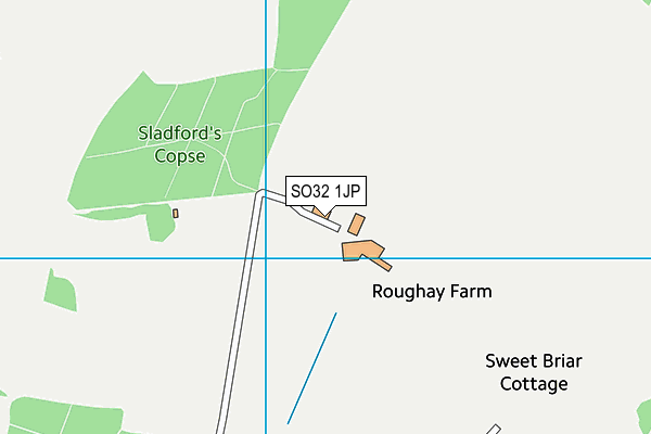 SO32 1JP map - OS VectorMap District (Ordnance Survey) SO32 1JP map - OS VectorMap District (Ordnance Survey)