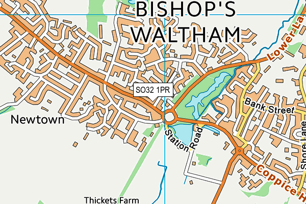 SO32 1PR map - OS VectorMap District (Ordnance Survey) SO32 1PR map - OS VectorMap District (Ordnance Survey)