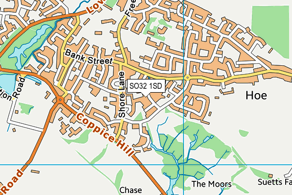 SO32 1SD map - OS VectorMap District (Ordnance Survey) SO32 1SD map - OS VectorMap District (Ordnance Survey)