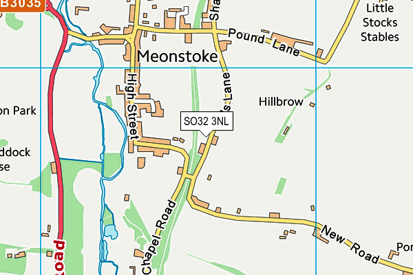 SO32 3NL map - OS VectorMap District (Ordnance Survey) SO32 3NL map - OS VectorMap District (Ordnance Survey)