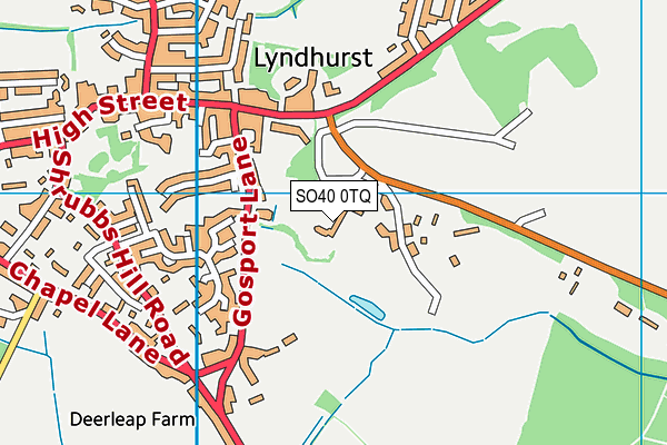 SO40 0TQ map - OS VectorMap District (Ordnance Survey) SO40 0TQ map - OS VectorMap District (Ordnance Survey)