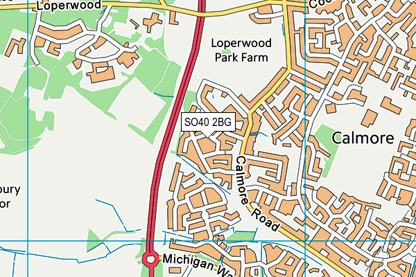 SO40 2BG map - OS VectorMap District (Ordnance Survey) SO40 2BG map - OS VectorMap District (Ordnance Survey)