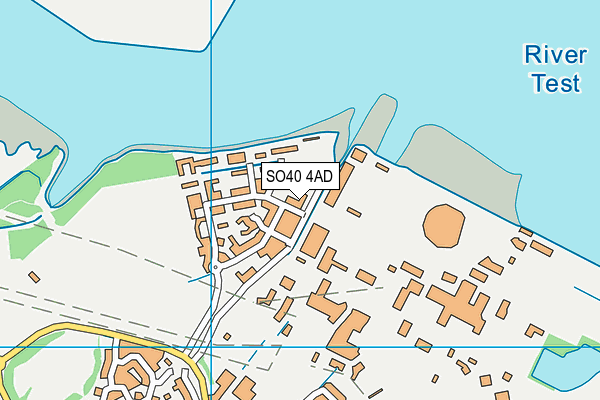 SO40 4AD map - OS VectorMap District (Ordnance Survey) SO40 4AD map - OS VectorMap District (Ordnance Survey)
