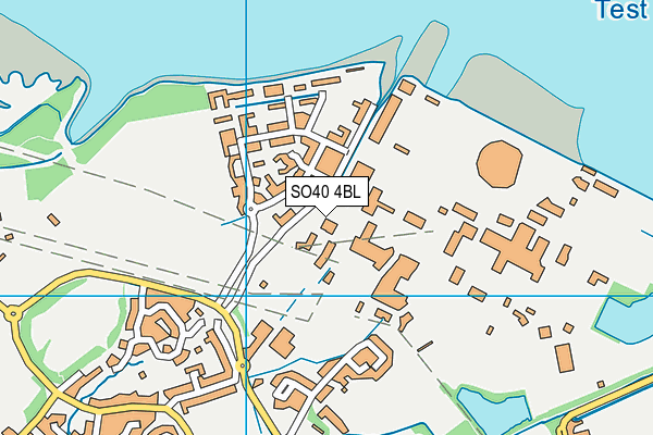 SO40 4BL map - OS VectorMap District (Ordnance Survey) SO40 4BL map - OS VectorMap District (Ordnance Survey)
