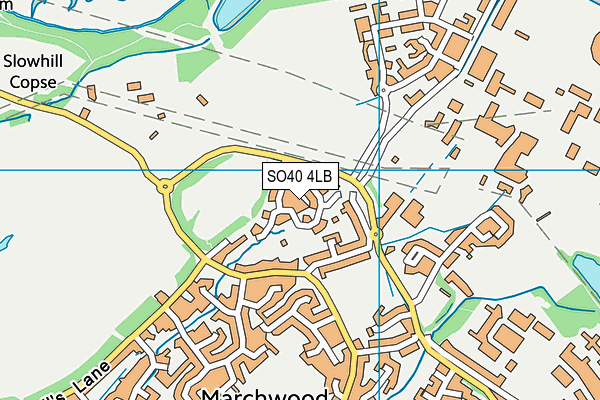 SO40 4LB map - OS VectorMap District (Ordnance Survey) SO40 4LB map - OS VectorMap District (Ordnance Survey)