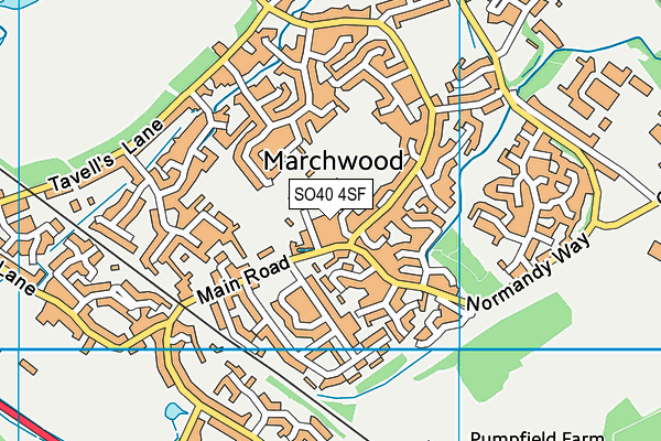 SO40 4SF map - OS VectorMap District (Ordnance Survey) SO40 4SF map - OS VectorMap District (Ordnance Survey)