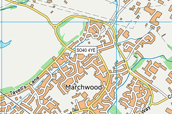SO40 4YE map - OS VectorMap District (Ordnance Survey) SO40 4YE map - OS VectorMap District (Ordnance Survey)