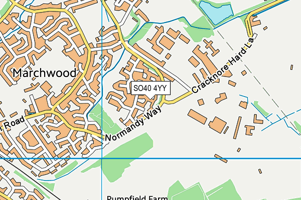 SO40 4YY map - OS VectorMap District (Ordnance Survey) SO40 4YY map - OS VectorMap District (Ordnance Survey)
