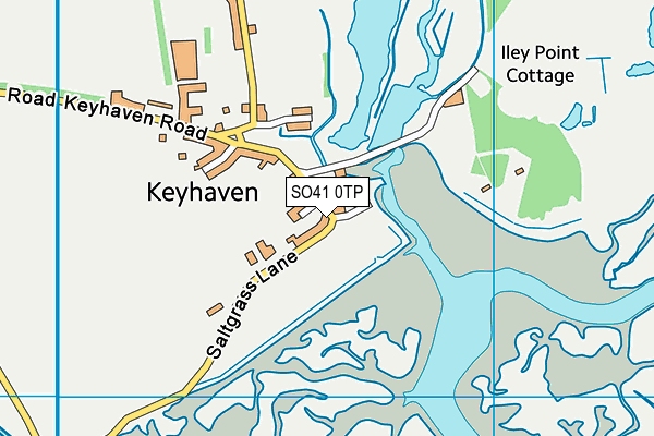 SO41 0TP map - OS VectorMap District (Ordnance Survey) SO41 0TP map - OS VectorMap District (Ordnance Survey)