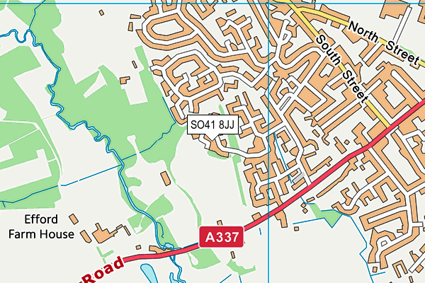 SO41 8JJ map - OS VectorMap District (Ordnance Survey) SO41 8JJ map - OS VectorMap District (Ordnance Survey)