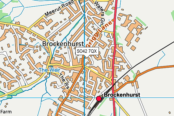SO42 7QX map - OS VectorMap District (Ordnance Survey) SO42 7QX map - OS VectorMap District (Ordnance Survey)