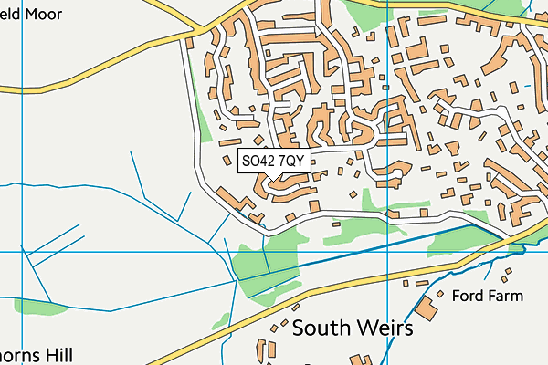 SO42 7QY map - OS VectorMap District (Ordnance Survey) SO42 7QY map - OS VectorMap District (Ordnance Survey)
