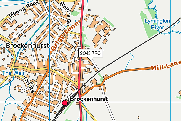 SO42 7RQ map - OS VectorMap District (Ordnance Survey) SO42 7RQ map - OS VectorMap District (Ordnance Survey)