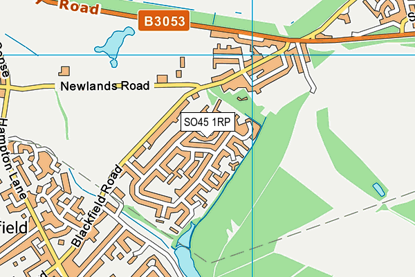SO45 1RP map - OS VectorMap District (Ordnance Survey) SO45 1RP map - OS VectorMap District (Ordnance Survey)