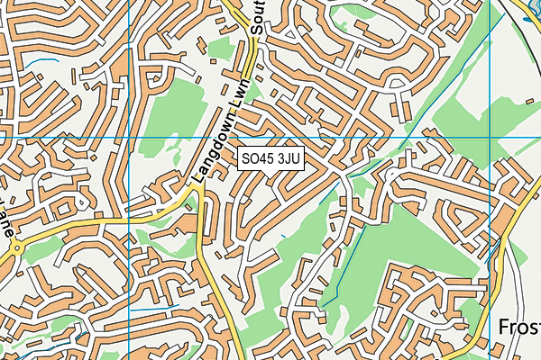 SO45 3JU map - OS VectorMap District (Ordnance Survey) SO45 3JU map - OS VectorMap District (Ordnance Survey)
