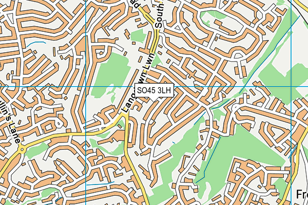 SO45 3LH map - OS VectorMap District (Ordnance Survey) SO45 3LH map - OS VectorMap District (Ordnance Survey)